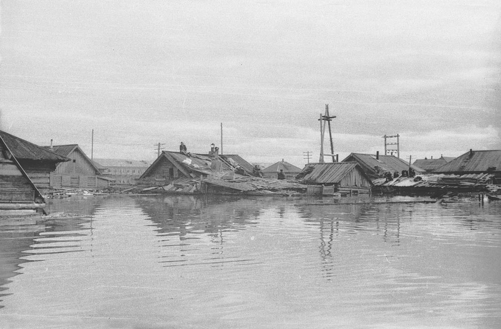 Наводнение в Киренске весной 1966 г.